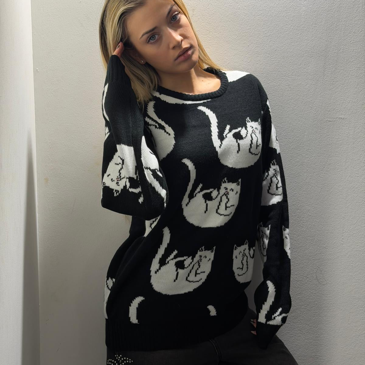 Falling For Nermal Knit Sweater