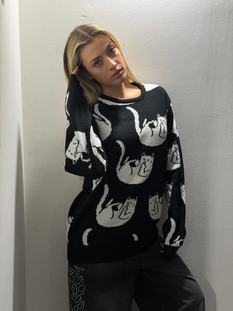 Falling For Nermal Knit Sweater