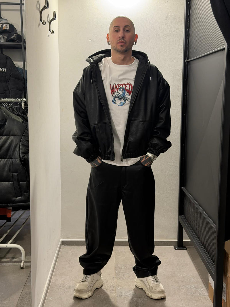 Faux Leather Casper Pant