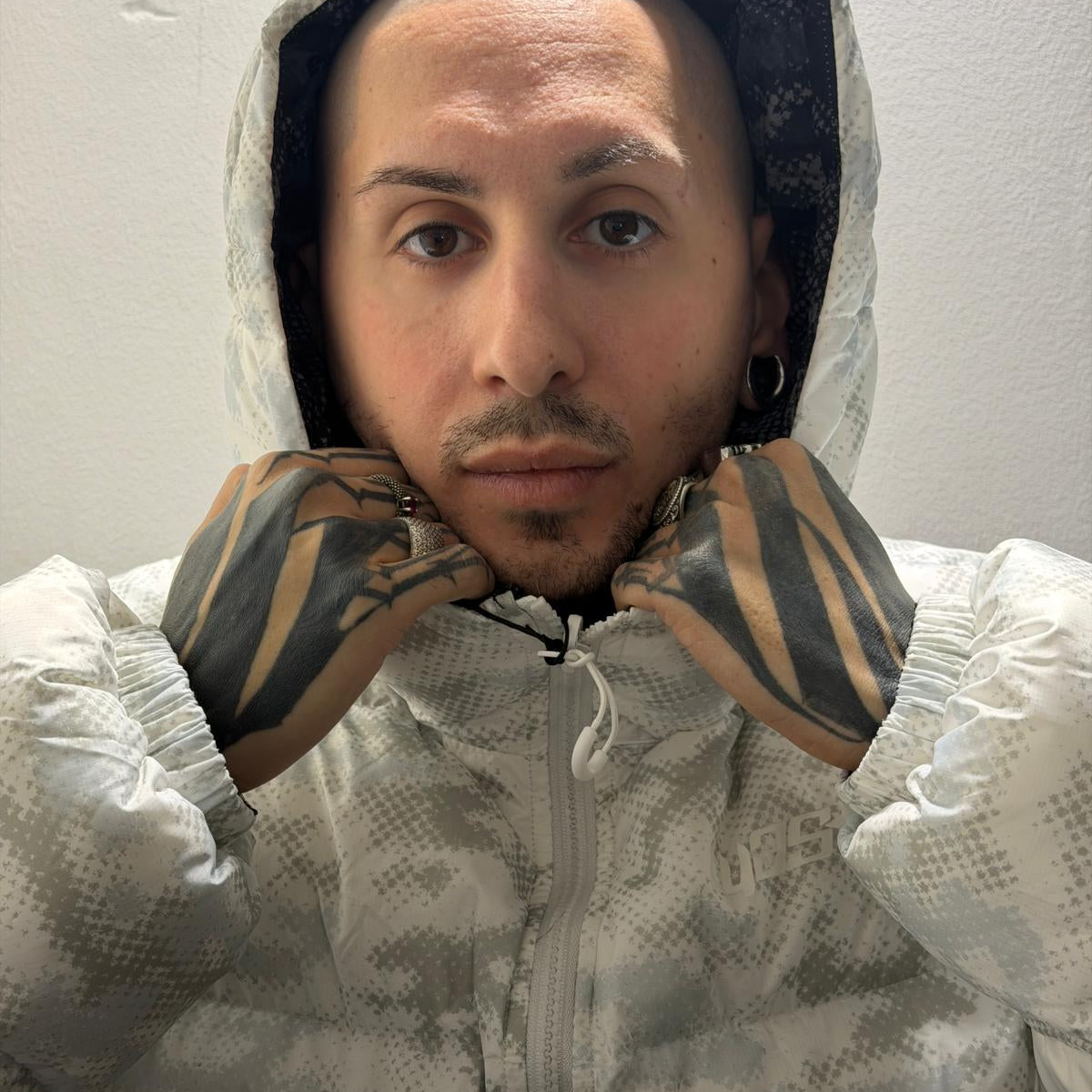 Digicamo reversible puffer jacket