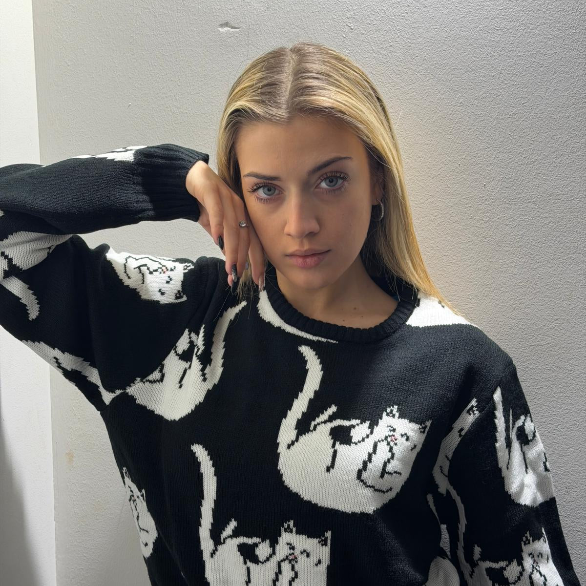 Falling For Nermal Knit Sweater