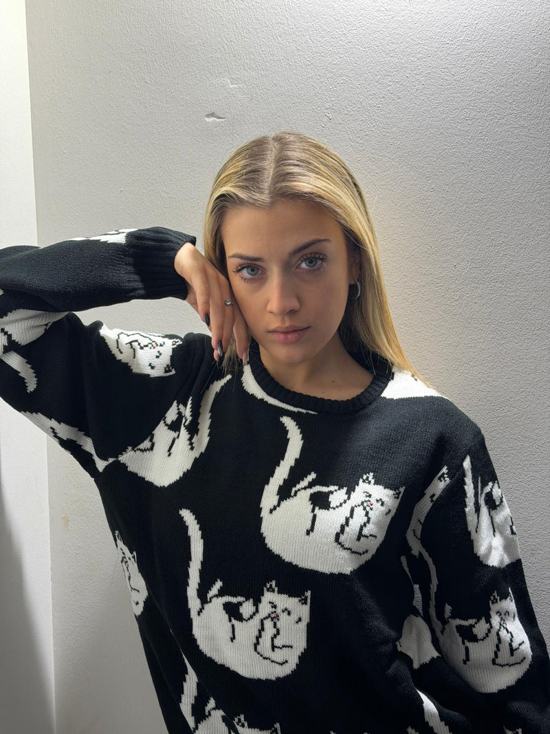 Falling For Nermal Knit Sweater