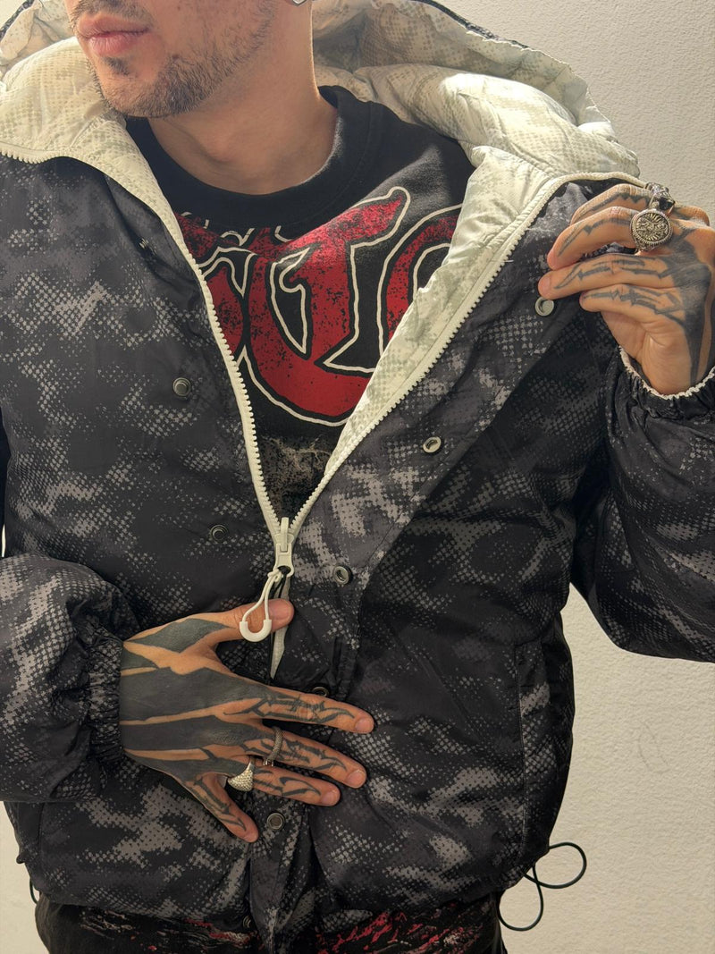 Digicamo reversible puffer jacket
