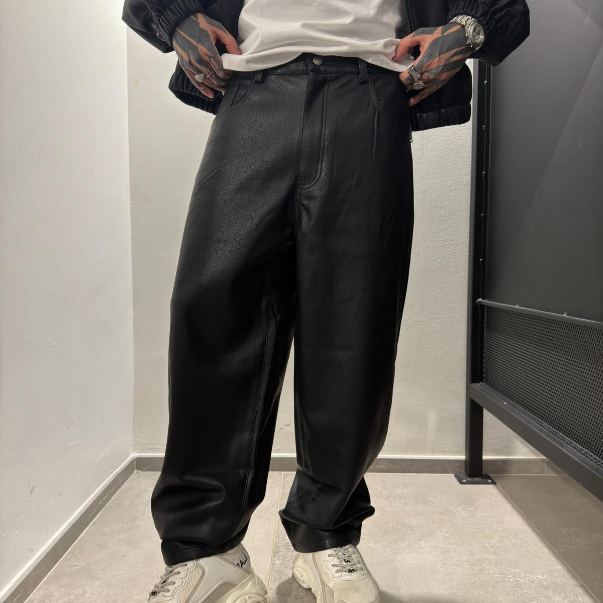 Faux Leather Casper Pant