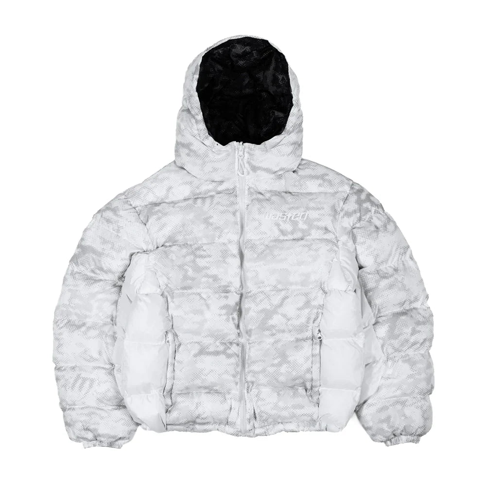 Digicamo reversible puffer jacket