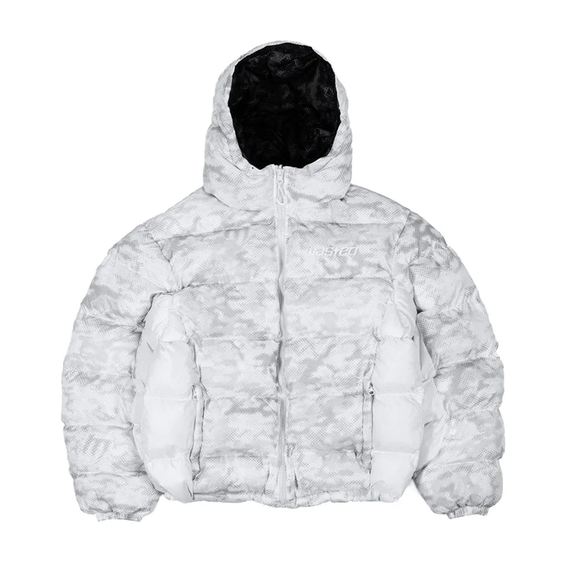 Digicamo reversible puffer jacket