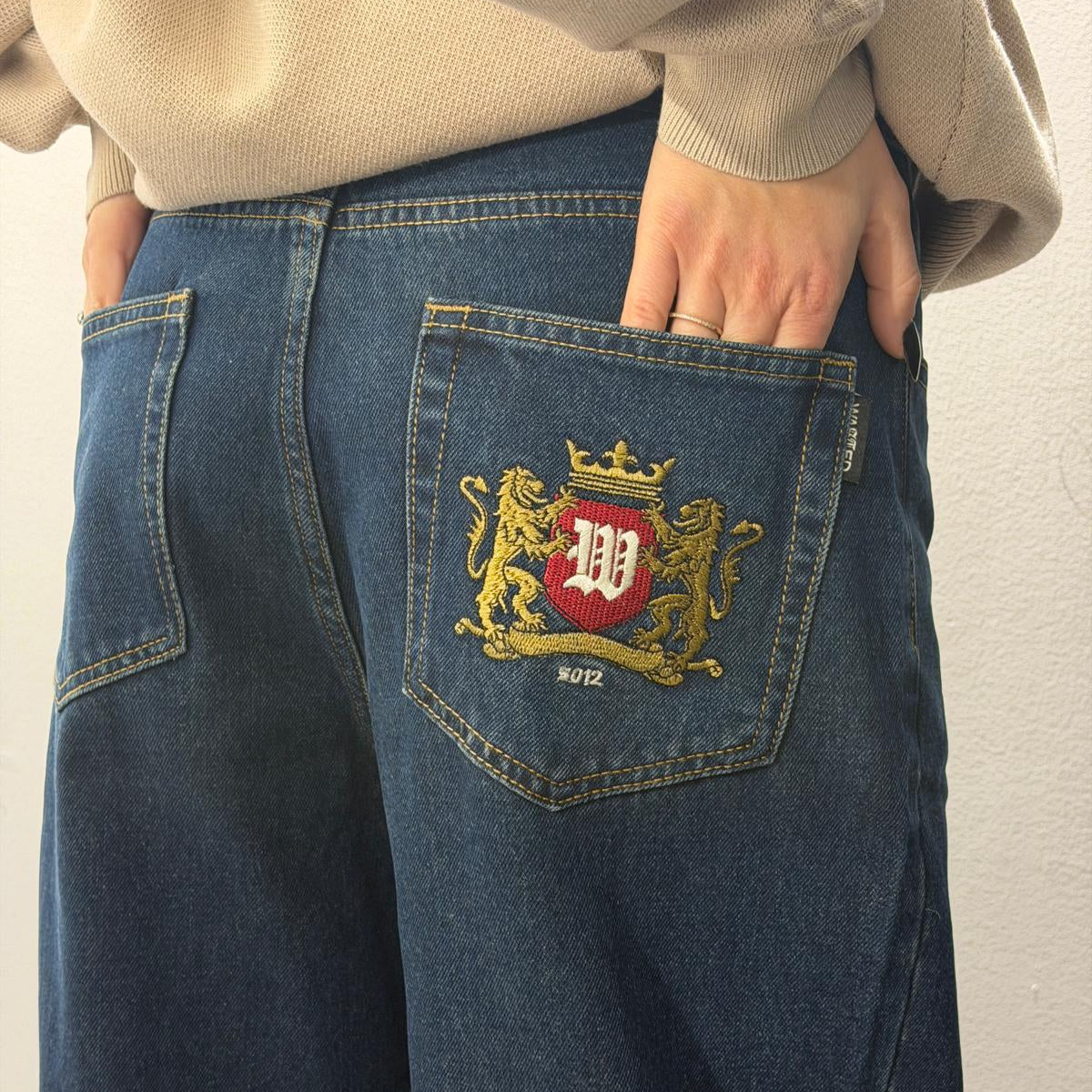 jeans wasted paris raw blue