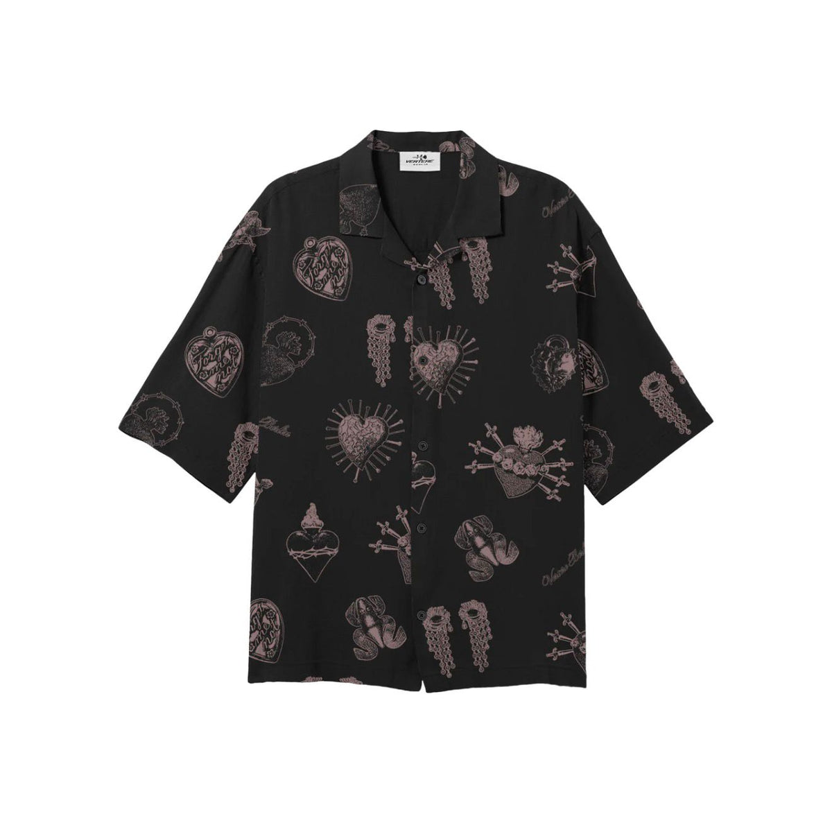 Forget me not viscose shirt