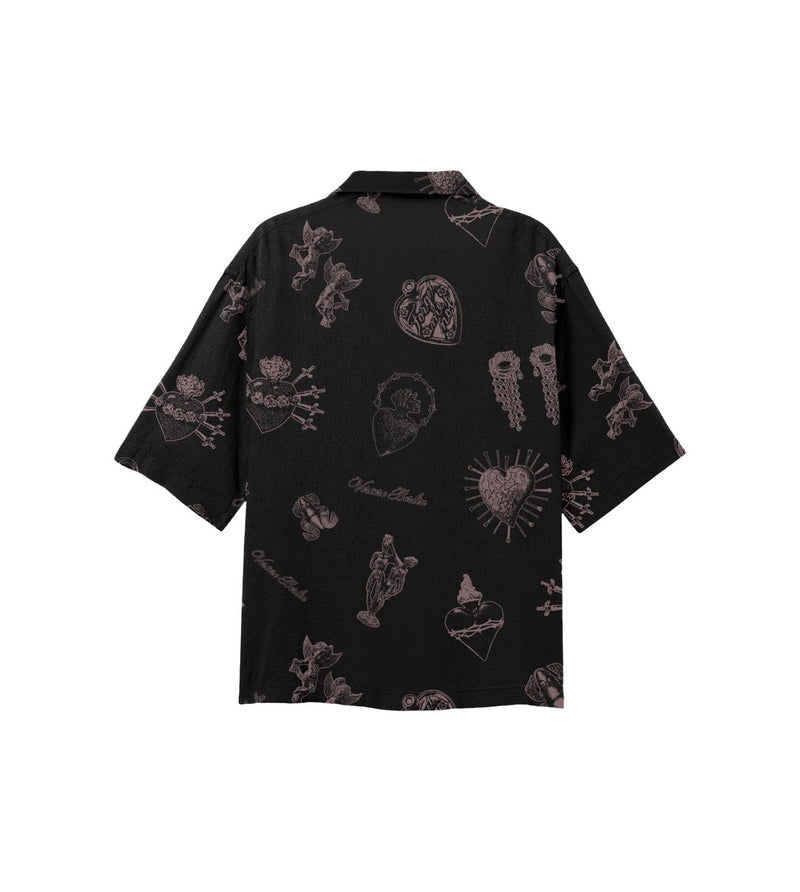 Forget me not viscose shirt