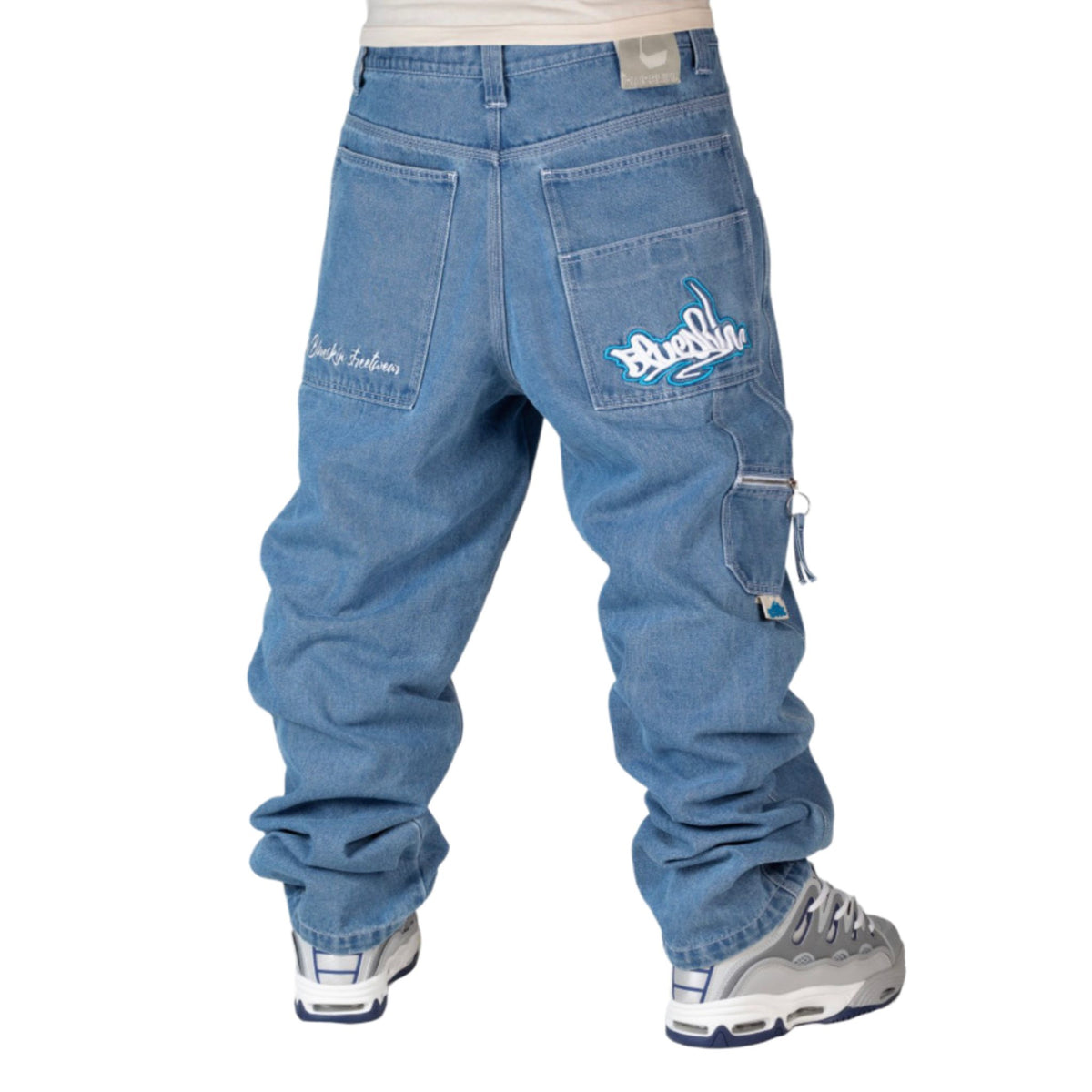 Baggy Wareko Azzurro Stone Bleached