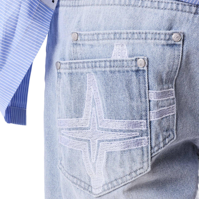 Jorts Jeans Chiaro