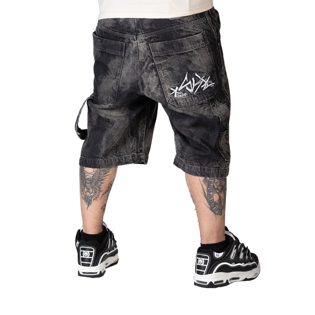 Jorts Grigio Scuro Stone Wash
