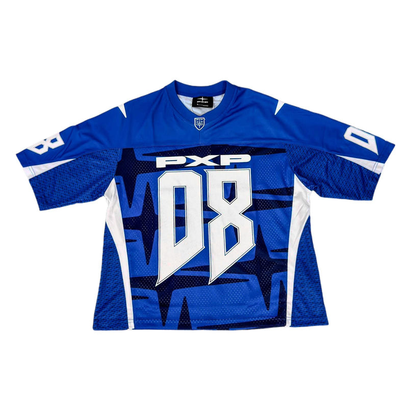 Jersey Croppata Blu