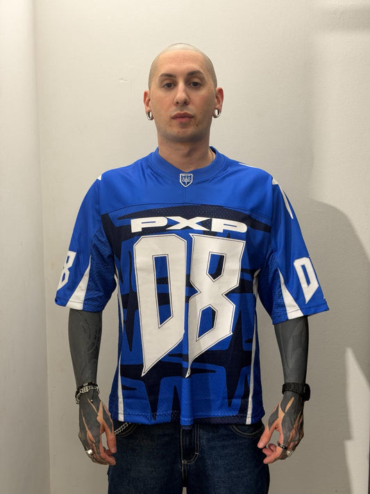 Jersey Croppata Blu