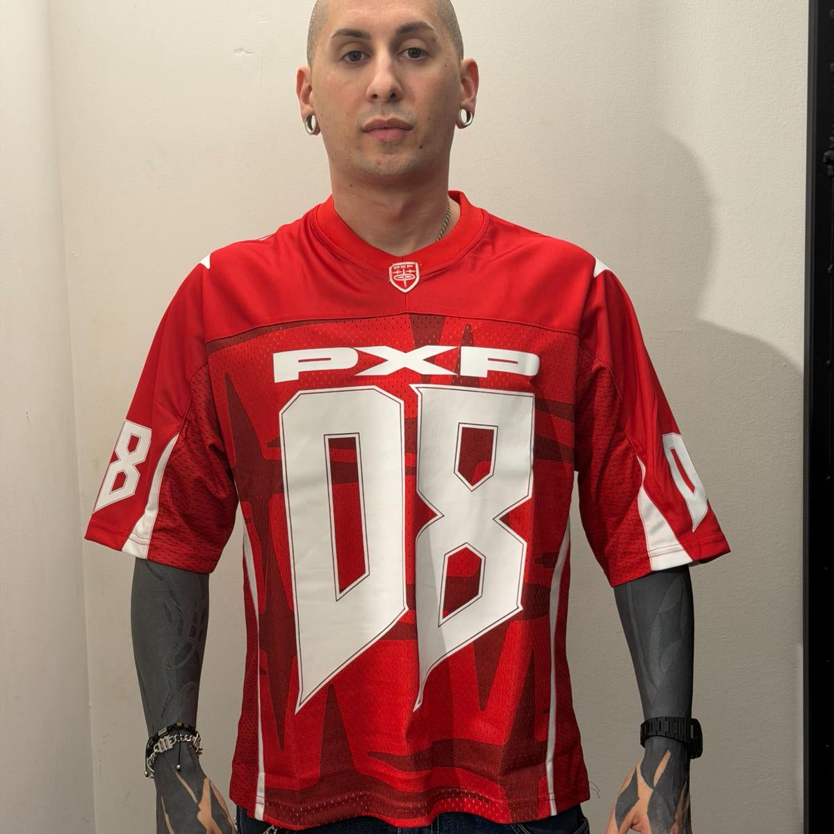 Jersey Croppata Rossa