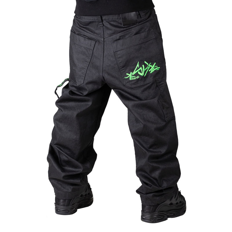 Baggy Fluo Leather Hand