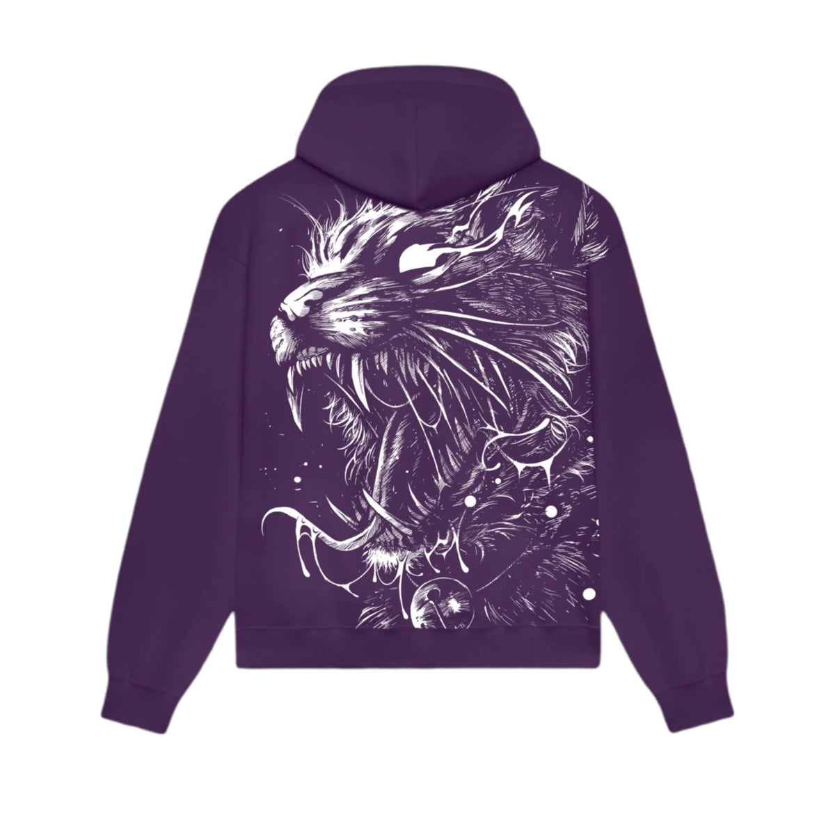 Satanicat Hoodie Purple Reign