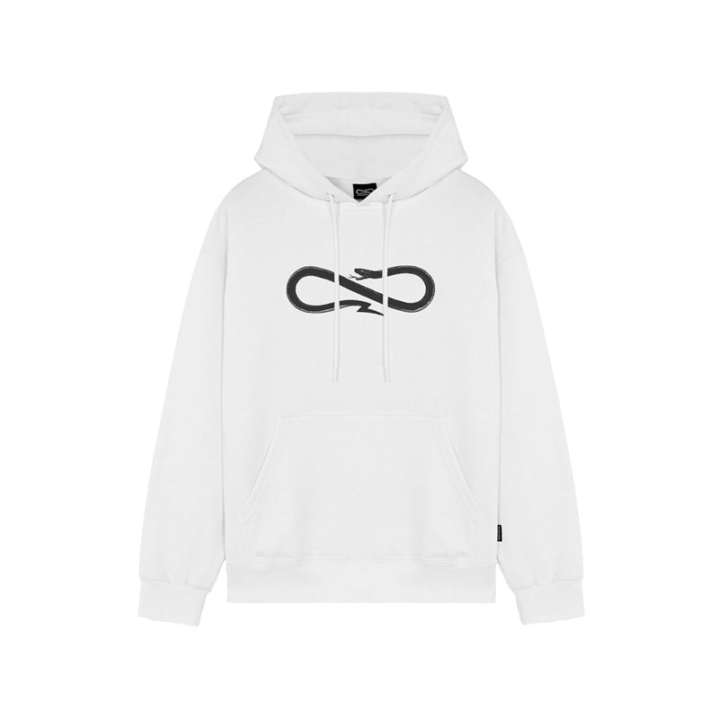 Logo Hoodie White