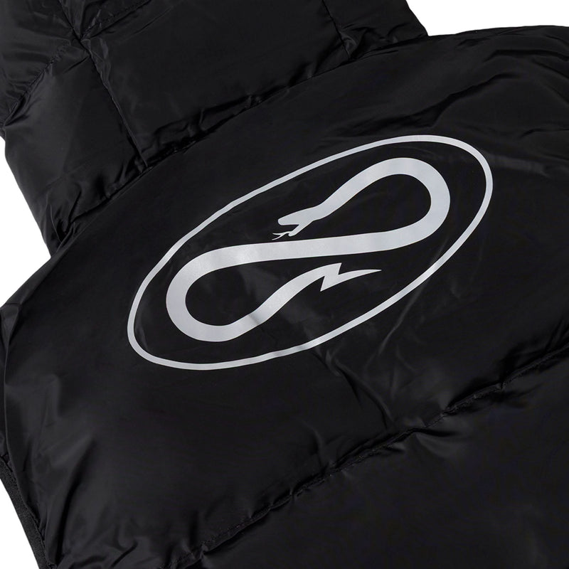 Logo Atom Puffer Vest Black