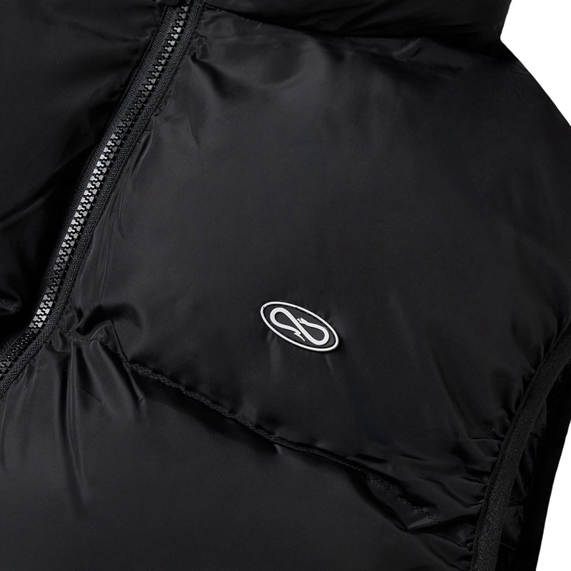 Logo Atom Puffer Vest Black