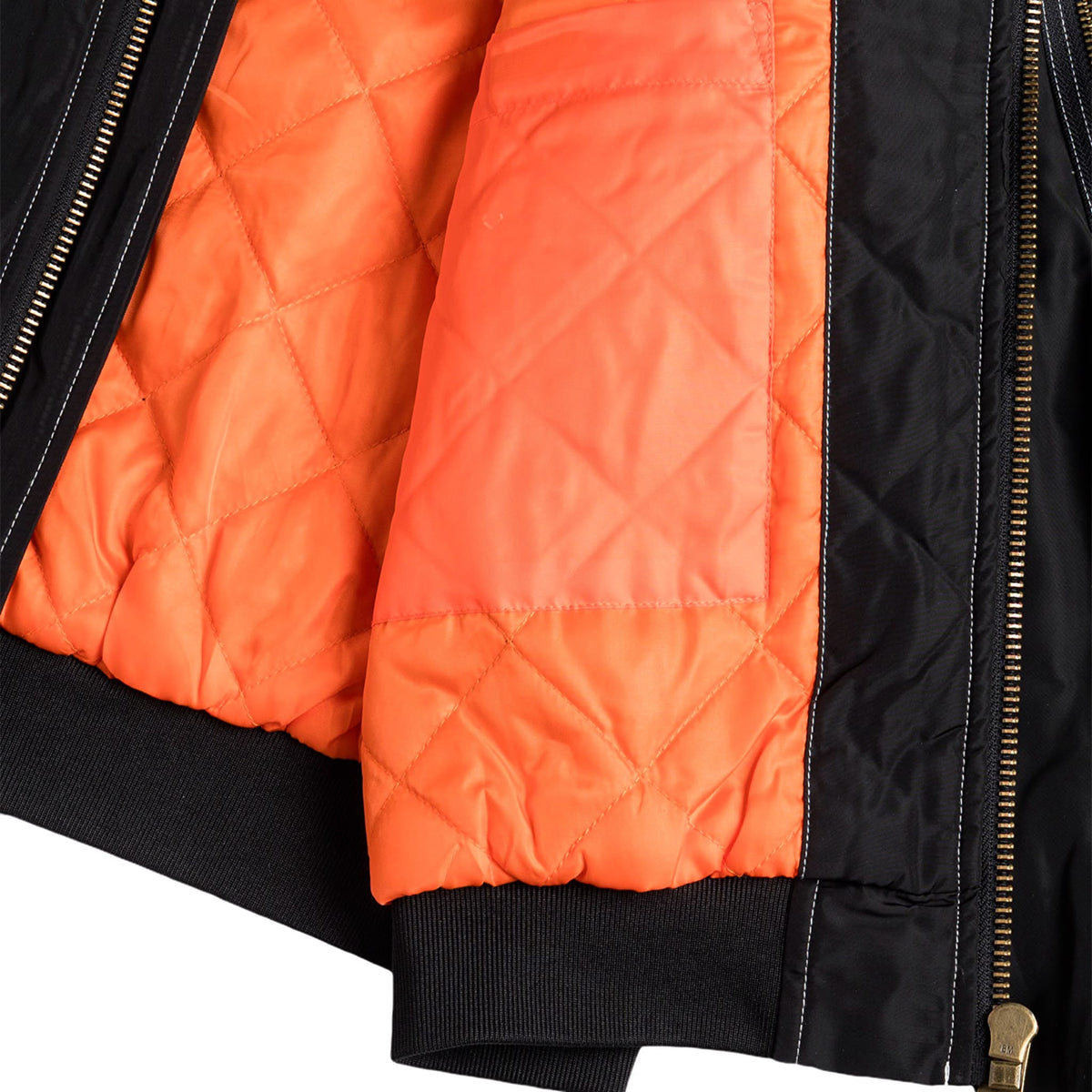 Logo Atom Bomber Jacket Black