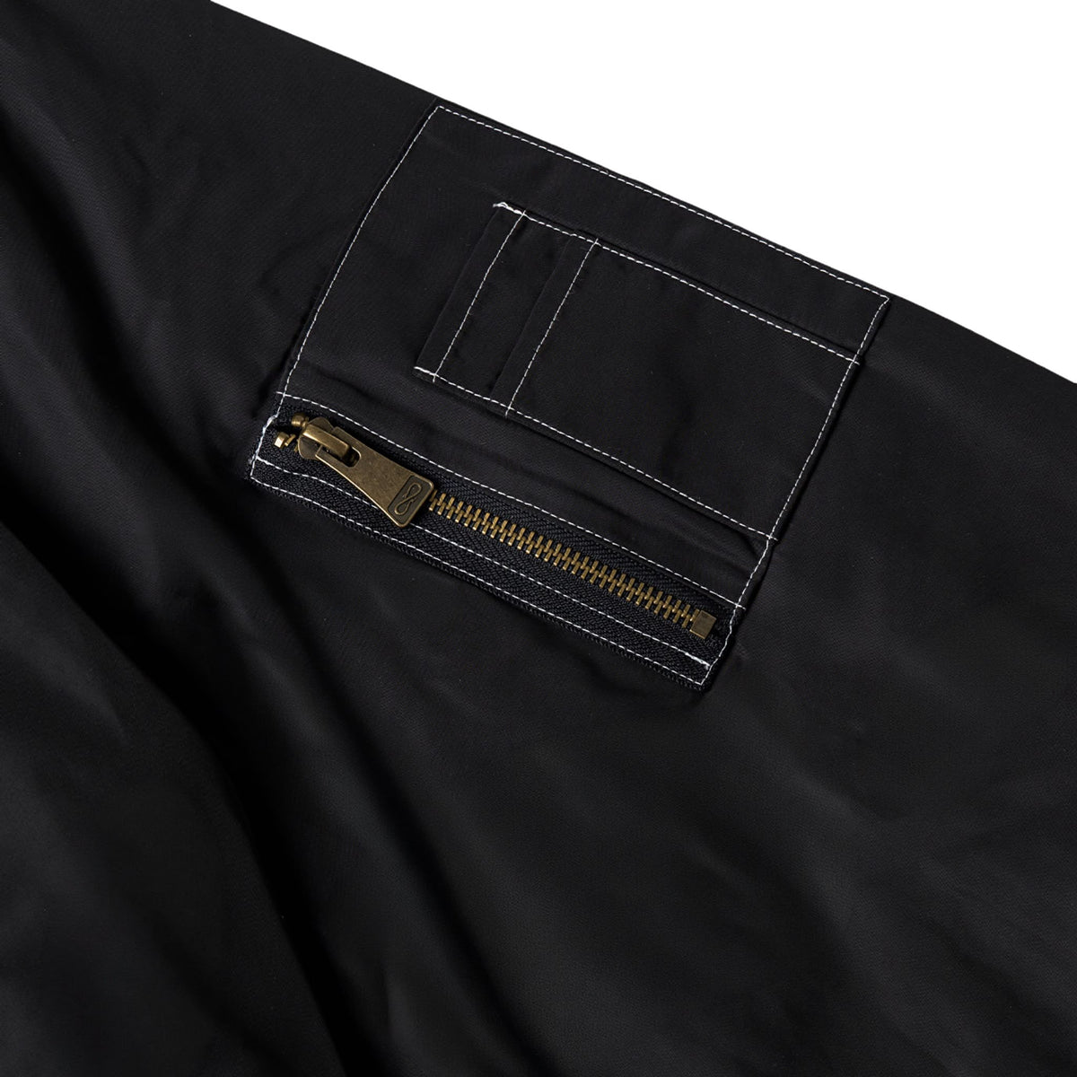 Logo Atom Bomber Jacket Black