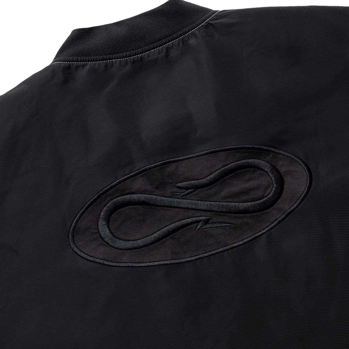 Logo Atom Bomber Jacket Black