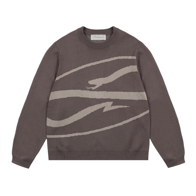 Logo Atom Sweater Gray