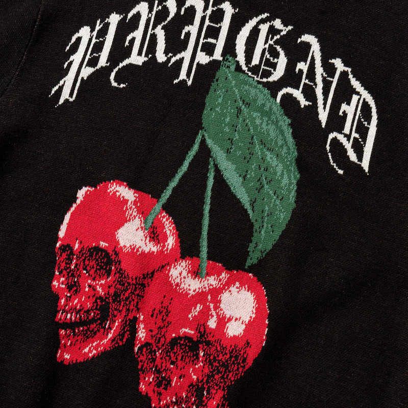 Cherry Sweater Black