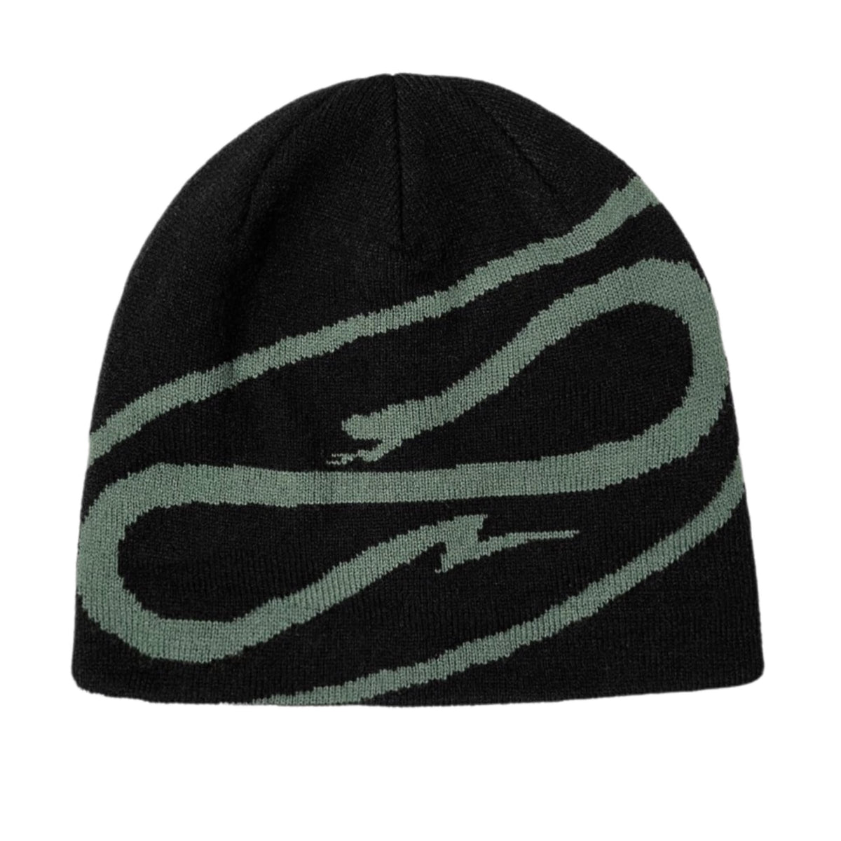 Logo Atom Skull Cap Black