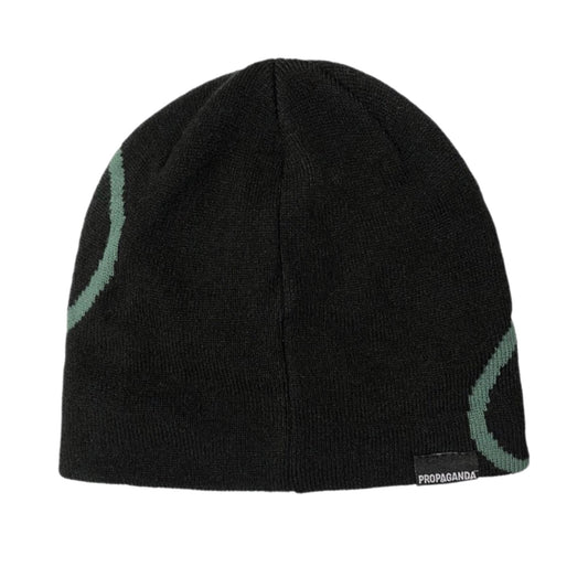 Logo Atom Skull Cap Black