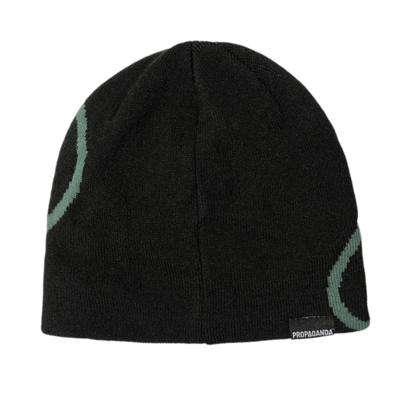 Logo Atom Skull Cap Black