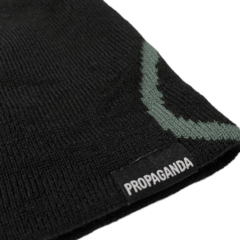 Logo Atom Skull Cap Black
