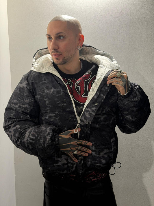 Digicamo reversible puffer jacket