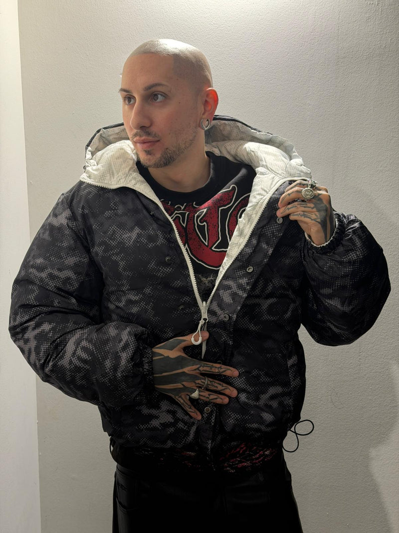 Digicamo reversible puffer jacket
