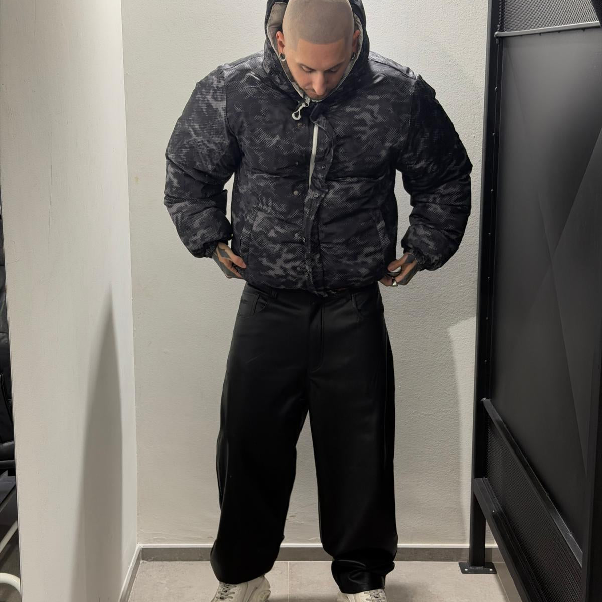 Digicamo reversible puffer jacket