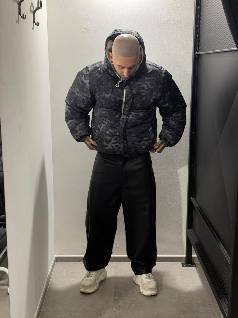 Digicamo reversible puffer jacket